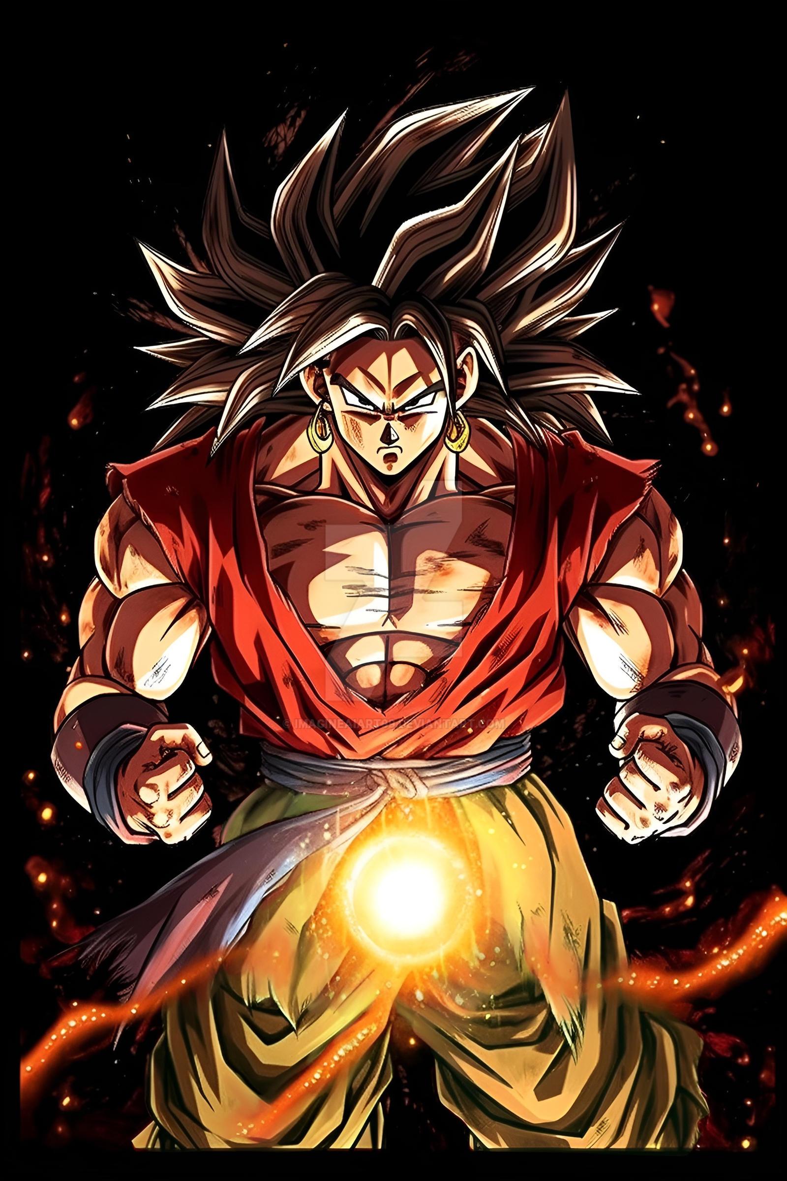 Son Goku, super, 1, saiyan, 4, 3, 2, HD wallpaper