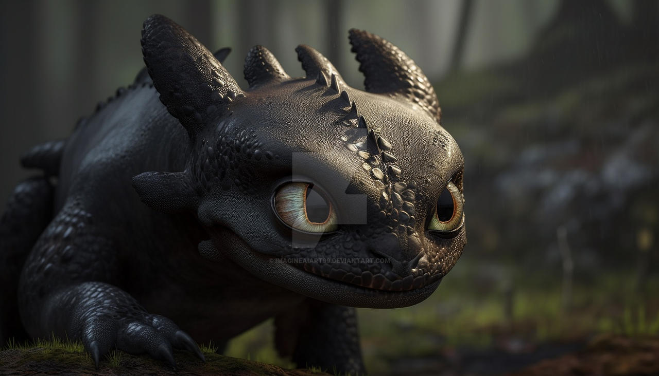 Toothless real life (cinematic) adaption by ImagineAiArt99 on DeviantArt Toothless real life (cinematic) adaption by ImagineAiArt99 on DeviantArt