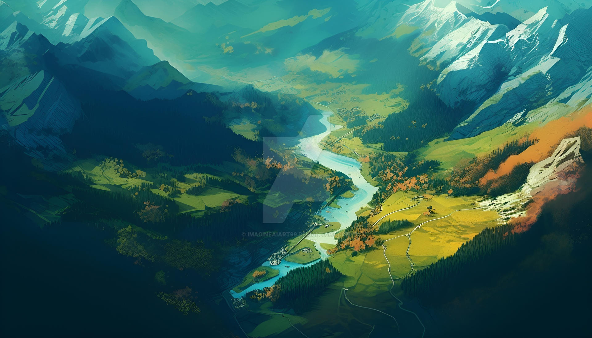 The Swiss Alps (2) by ImagineAiArt99 on DeviantArt