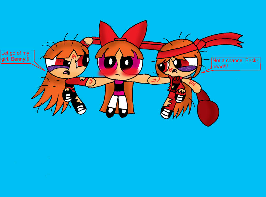 Blossom Rrtb Fighting over Blossom by Sweatshirtmaster on DeviantArt