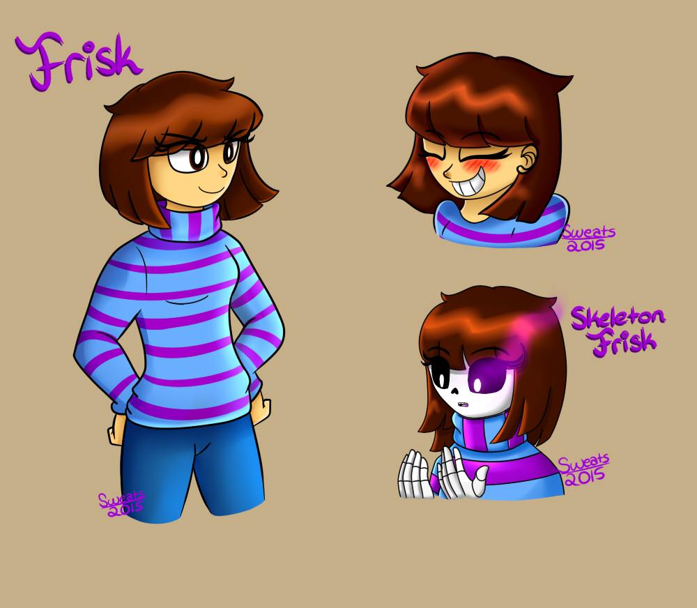 UNDERTALE: Frisk and Chara (Bits n' Pieces styled) by TheCamilocho49 on  DeviantArt