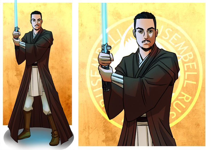 Commission - Jedi by Rusembell on DeviantArt