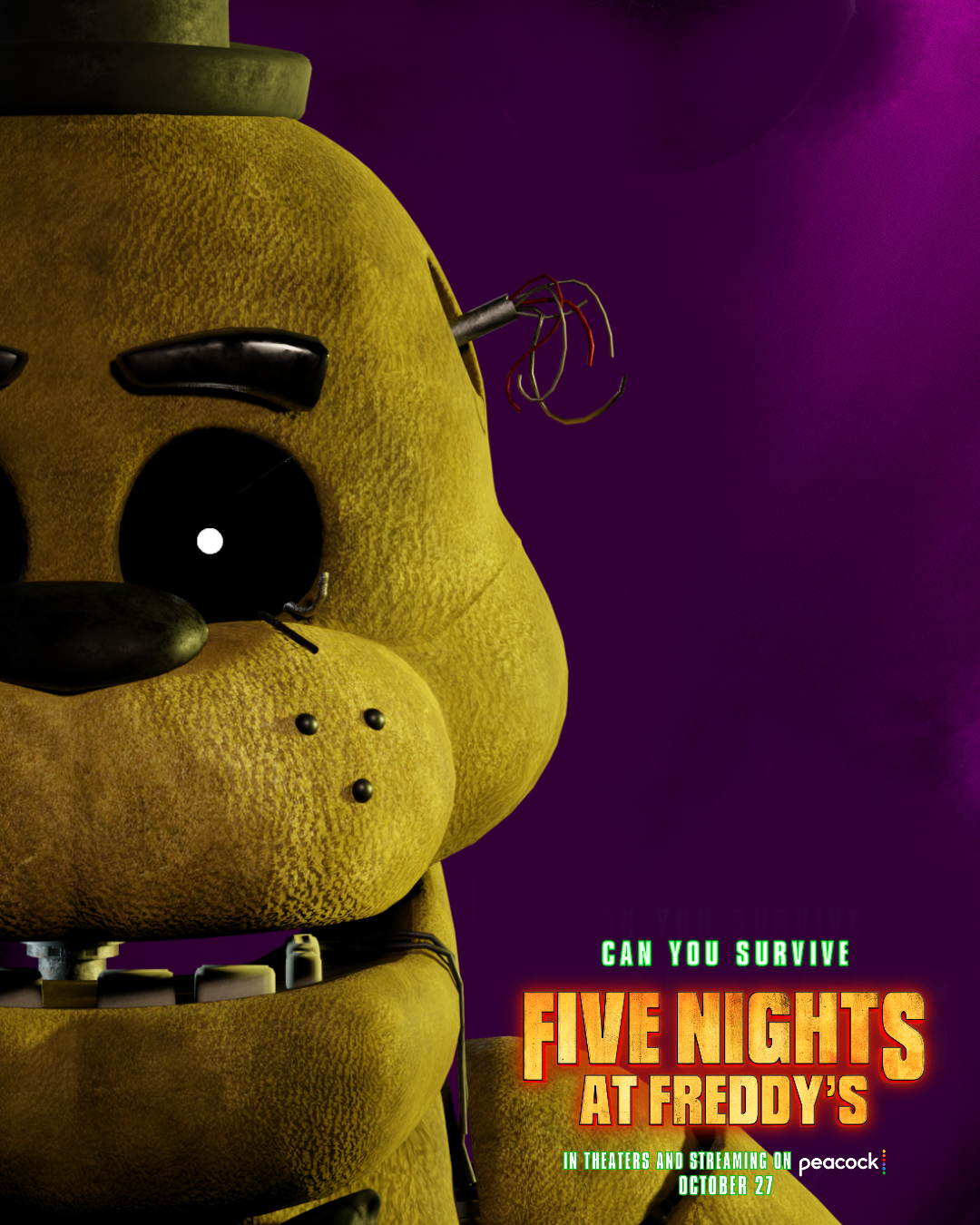 FNaF Movie Golden Freddy Poster Mock-up : r/fivenightsatfreddys