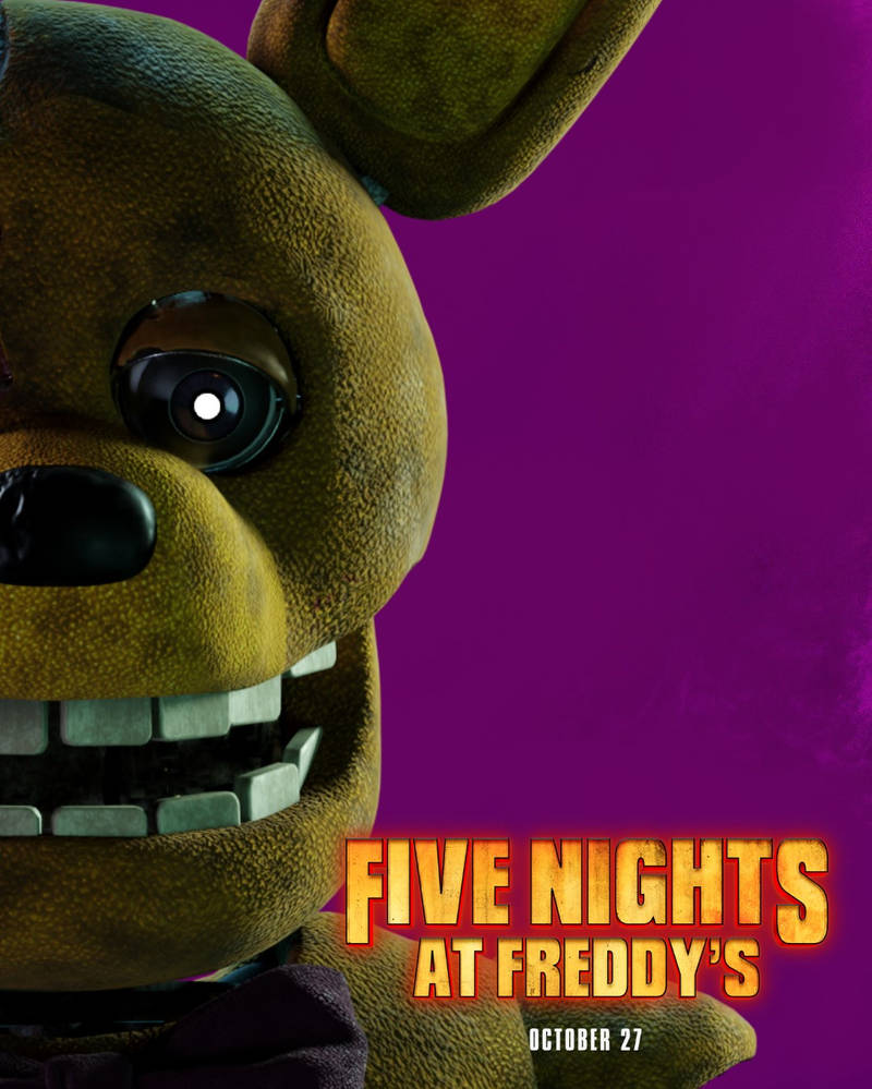 FNaF Movie Springtrap fanmade poster by Sallierthewolf1 on DeviantArt
