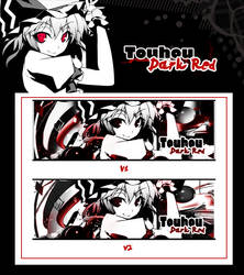 Tagwall Touhou Dark Red