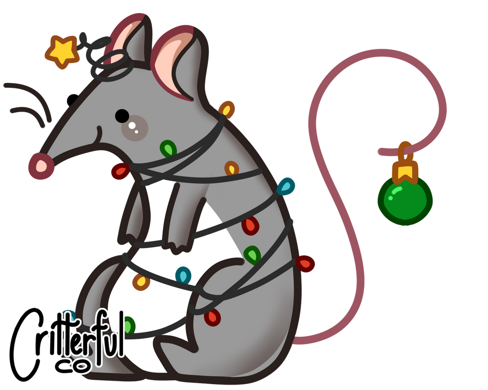 christmas rat by critterfulco on DeviantArt