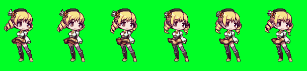 GS - Mami idle sprite sheet