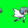 GS - Sayaka running sprite sheet