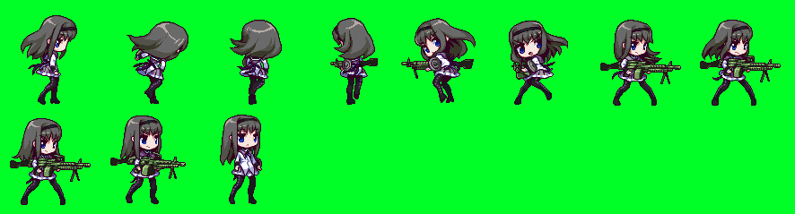 GS - Homura attack 1 sprite sheet