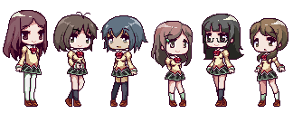 Madoka's classmates sprites