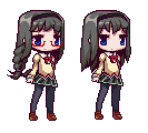 Homura/Moemura school uniform sprites