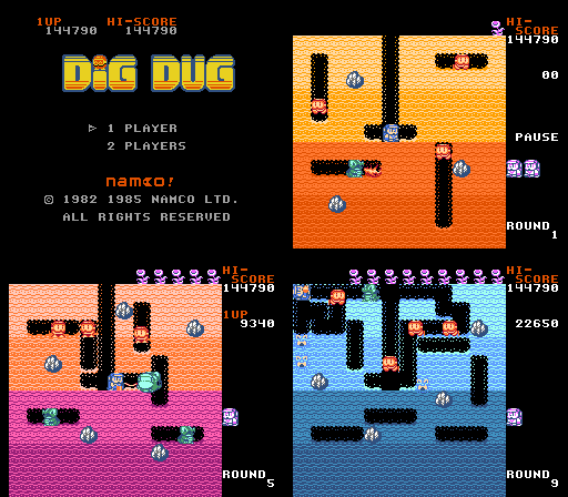  Hacks - Dig Dug Arcade Edition