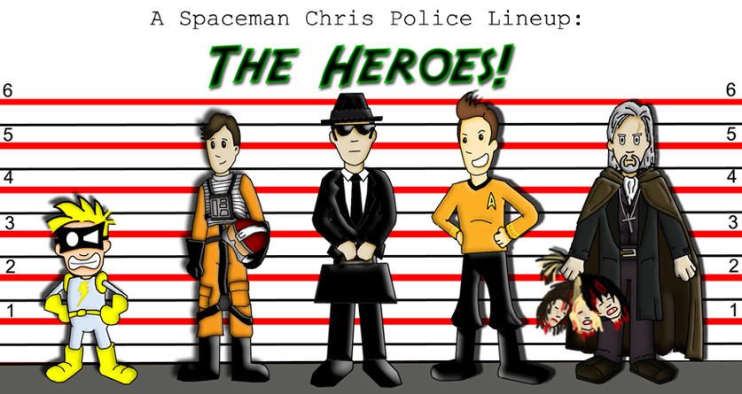 Police Lineup Science Police Lineup: The Heroes by Spaceman-Chris on DeviantArt