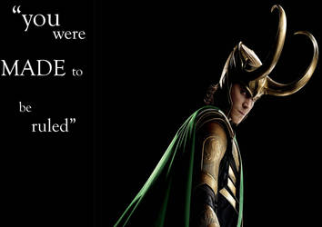 You Were Made to be Ruled...