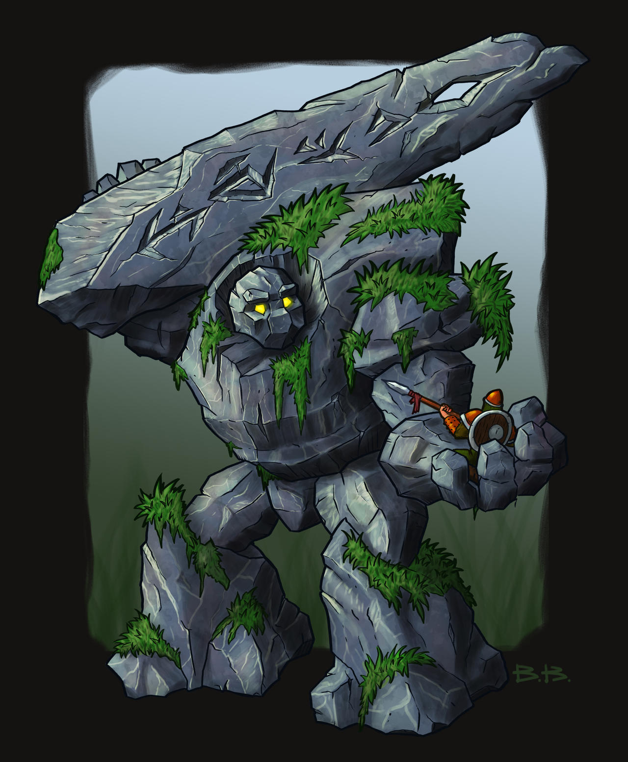Stone Golem By BohdanKhrabust On DeviantArt stone-golem-by-bohdankhrabust-on-deviantart