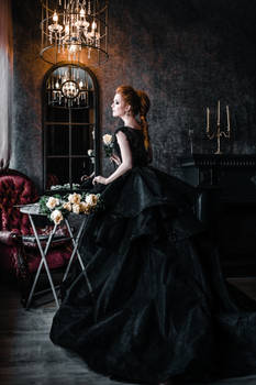 Lady in black