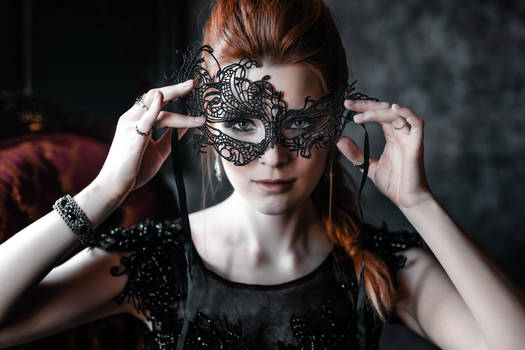 Lady in black