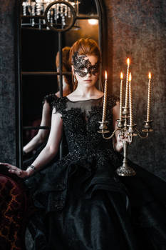 Lady in black