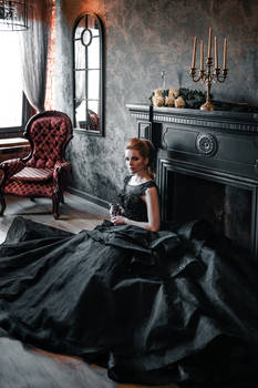 Lady in black