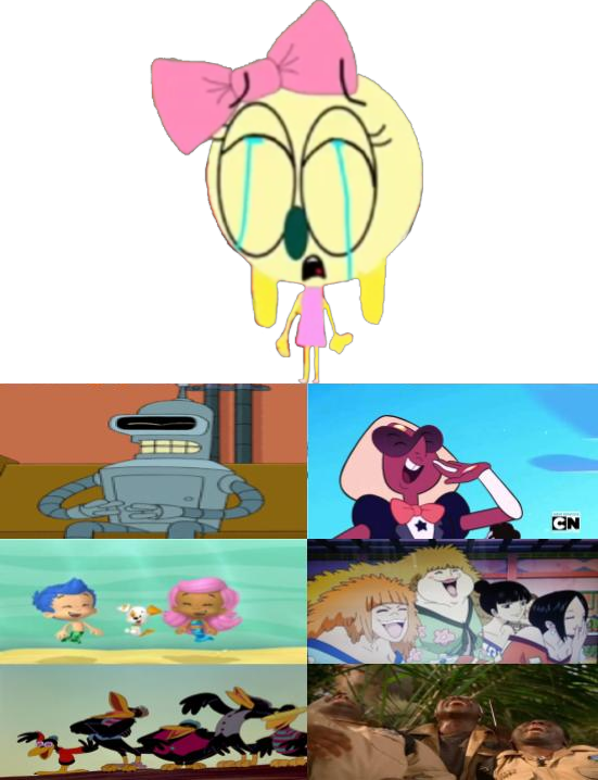 Everybody Laughs Deviantart Everybody Laughs At Flutterbaby Crying by BlonicForever2022 on DeviantArt
