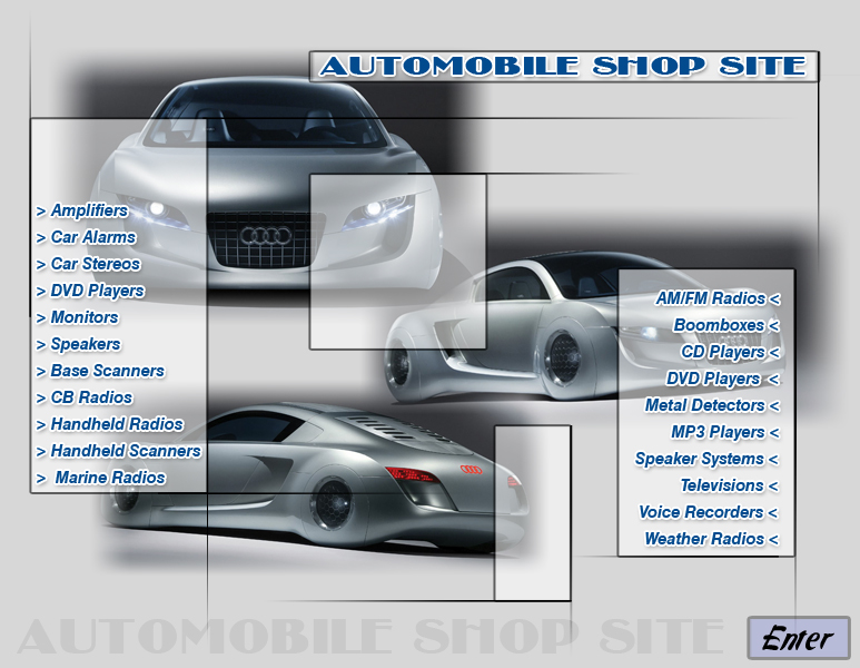 Auto store - index page