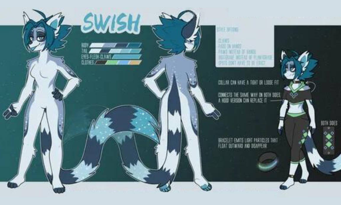 Fury Scetch Reference Furry Reference Sheet, Character Reference Sheet, by Crown900 on DeviantArt