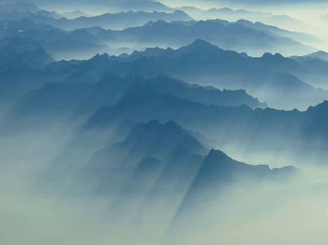 Foggy peaks