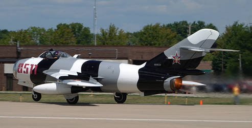 Mig 17 heading out