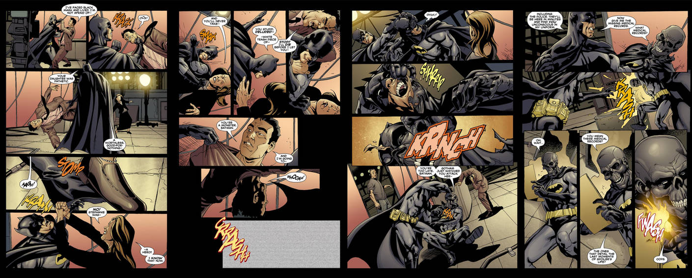 Batman Ripped Cartoon (Black Mask)Batman's mask ripped off by Batman by Ancient-Forest-Bear ...