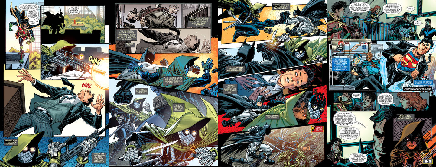 Assasin Batman Batman knocks mask off Gold-star assassin by Ancient-Forest-Bear on ...