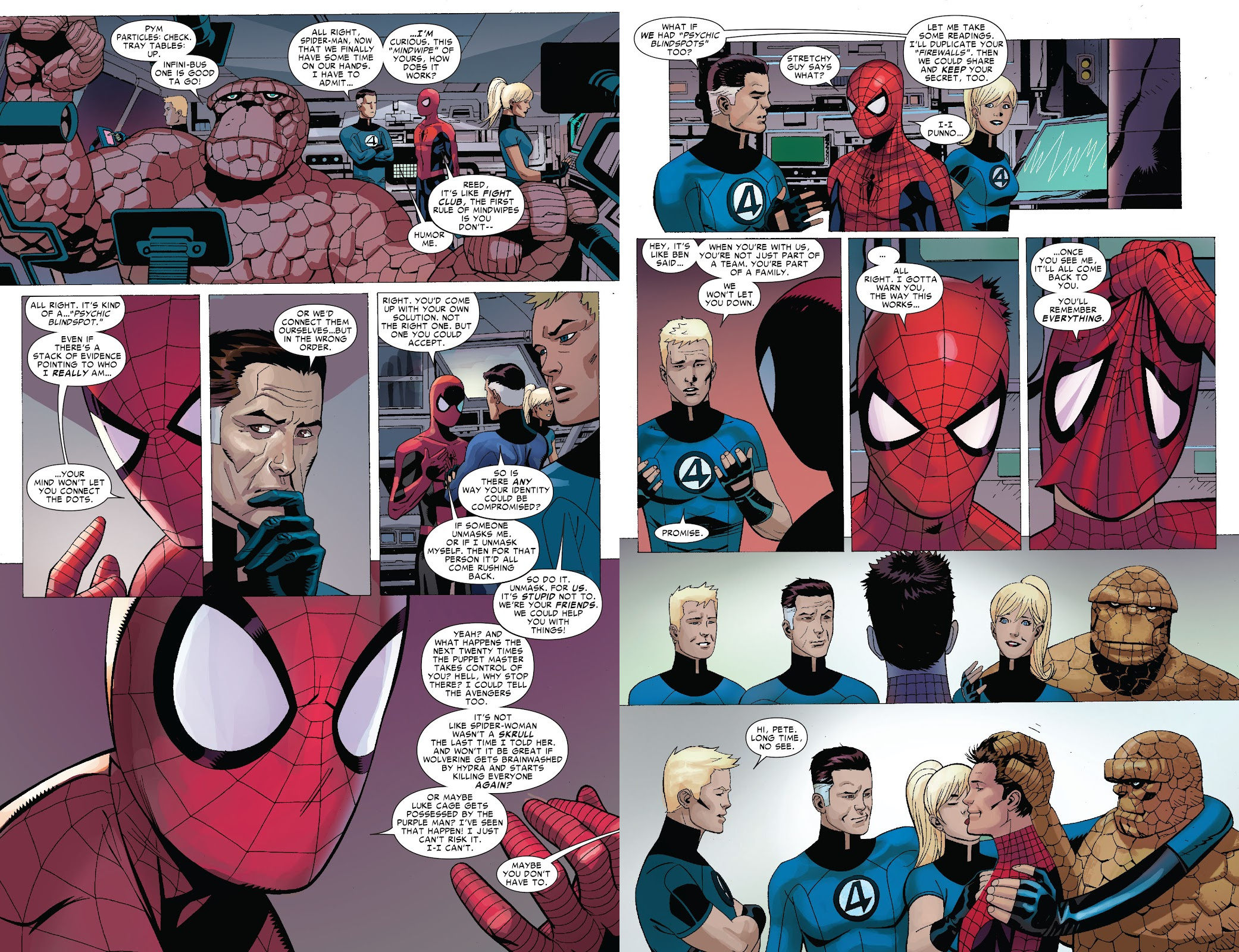 Spider Man Reveals Identity To The Fantastic Four By Ancient Forest spider-man-reveals-identity-to-the-fantastic-four-by-ancient-forest