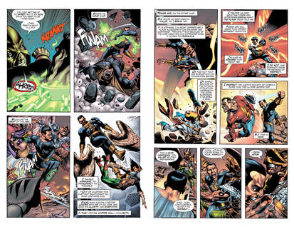 Black Adam tears Hawkgirl's wings off