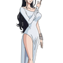 Nico Robin in Her  Best Dress ( Coloured Version )