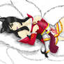 Ahri (On a bed of tails)
