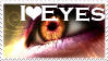 I Love Eyes Stamp