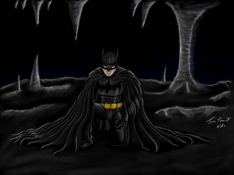 The Dark Knight Crouches