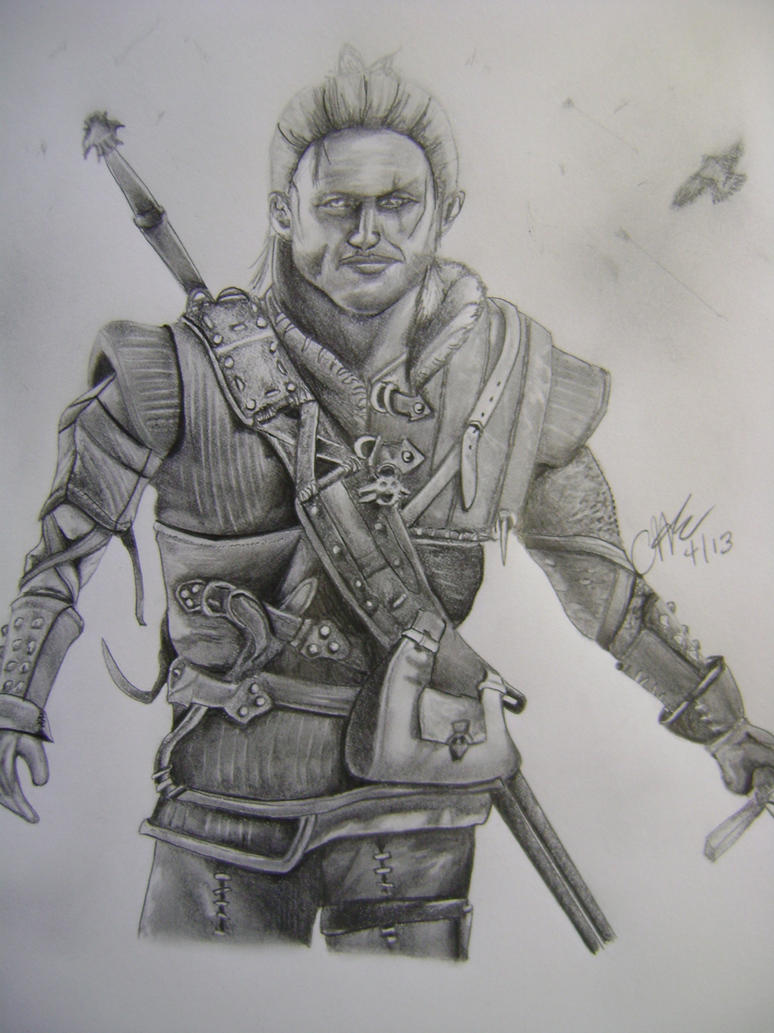 Геральт из Ривии тату