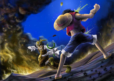 Luffy vs Usop