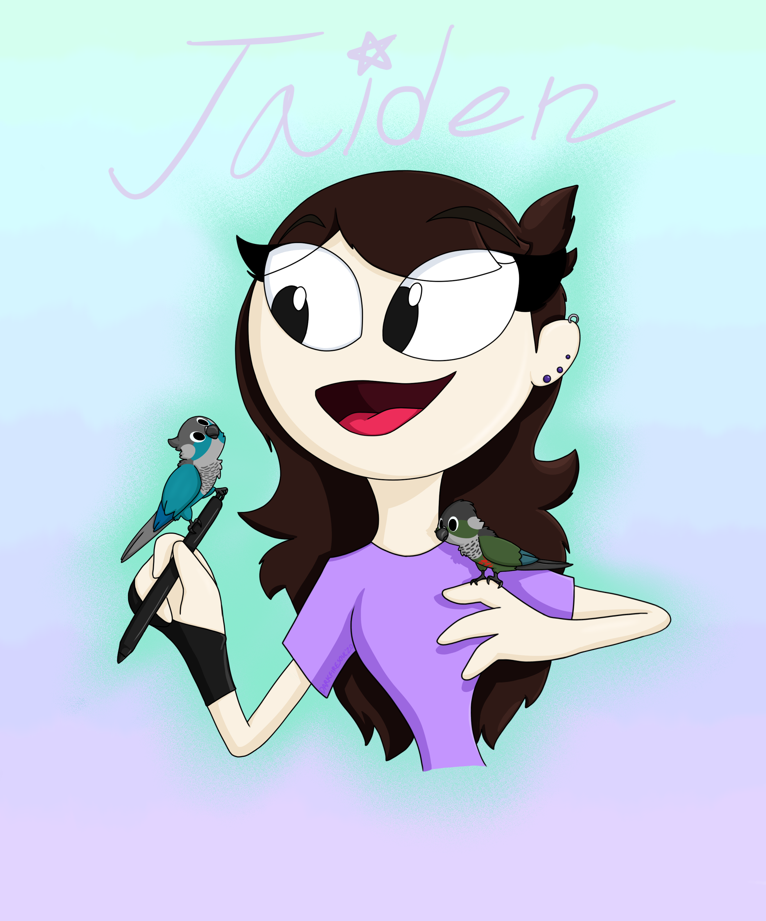 Jaiden and The Bird Squad by SoulstyBlueberrie on DeviantArt