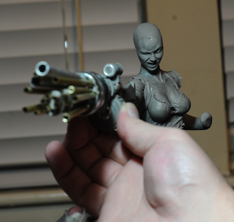 Tank Girl WIP 2: Gun persepctive test