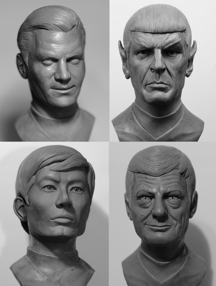 Star Trek TOS 1/2 scale busts