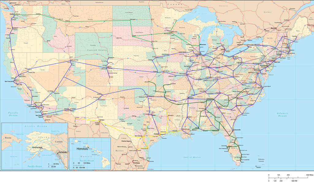 US route map by Thomas41 on DeviantArt