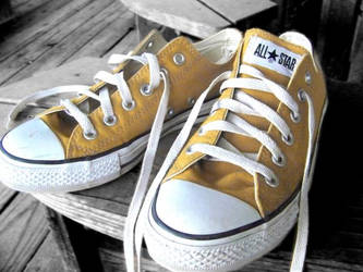 More Yellow Converse