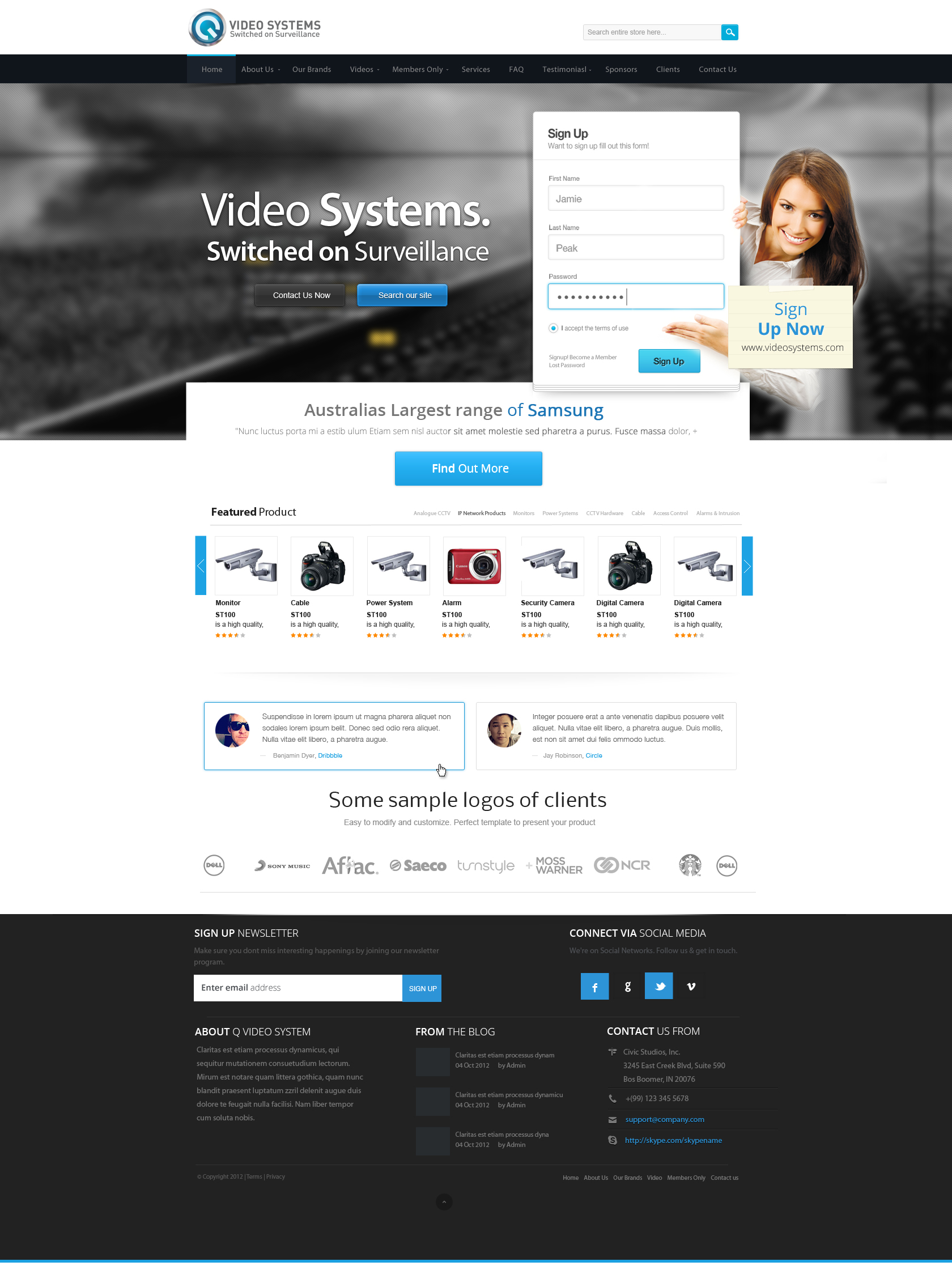 Video System Web Design