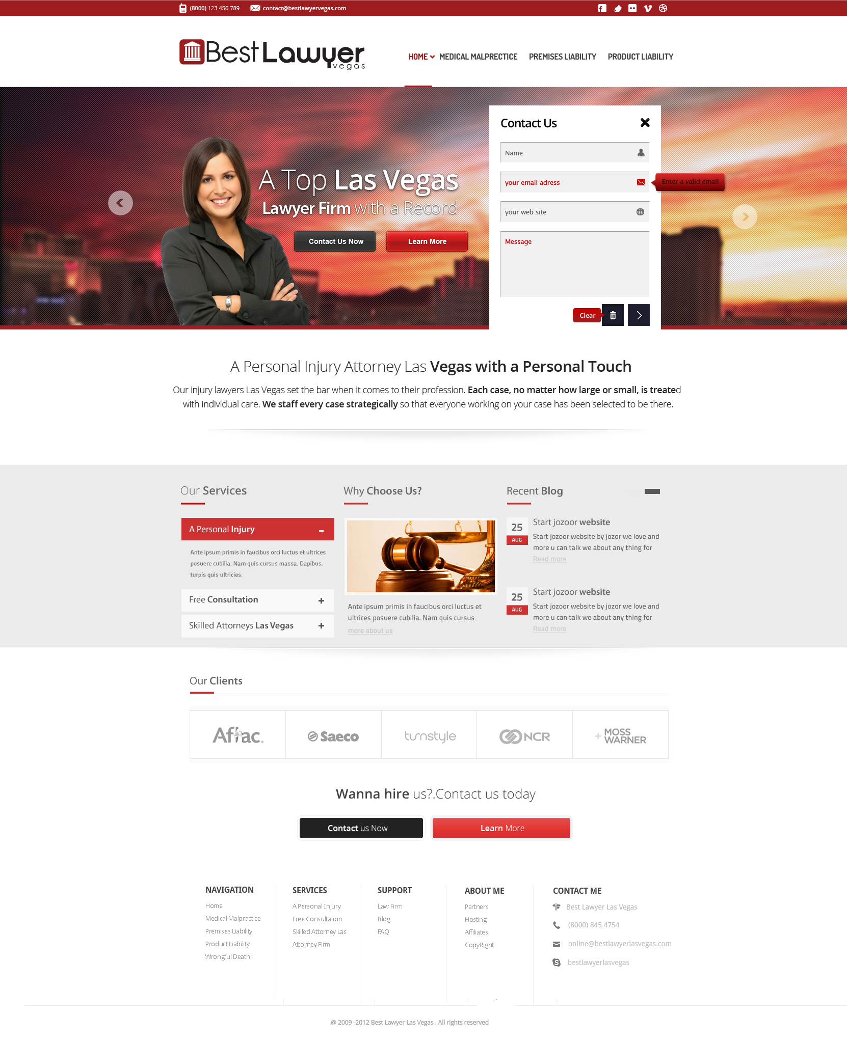 Best Lawyer Vegas Web Design