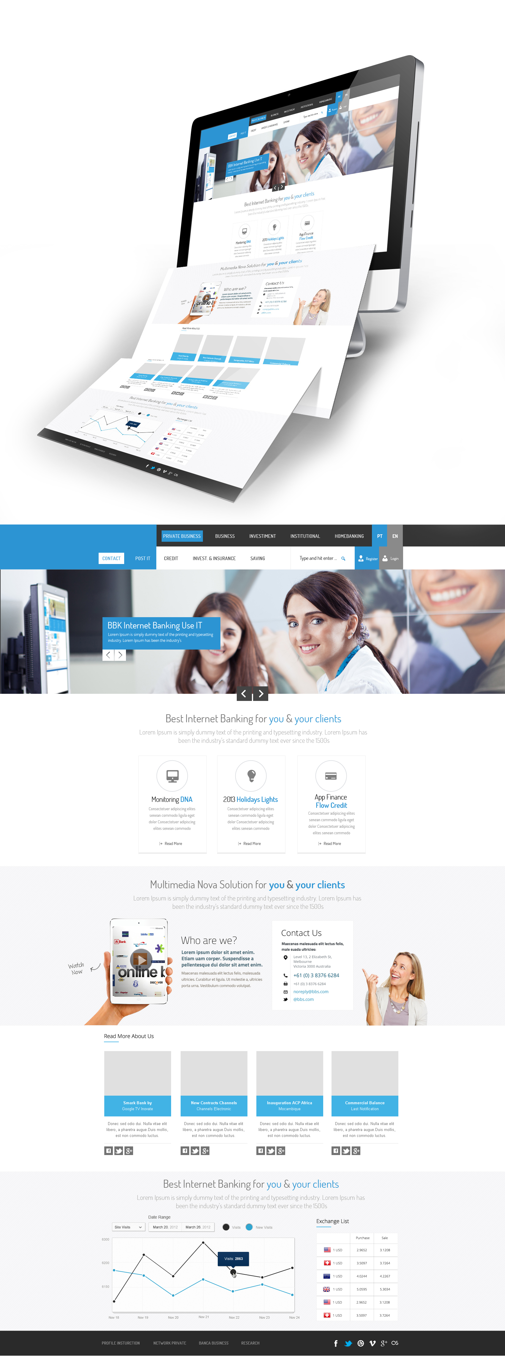 Internet Banking Web Design