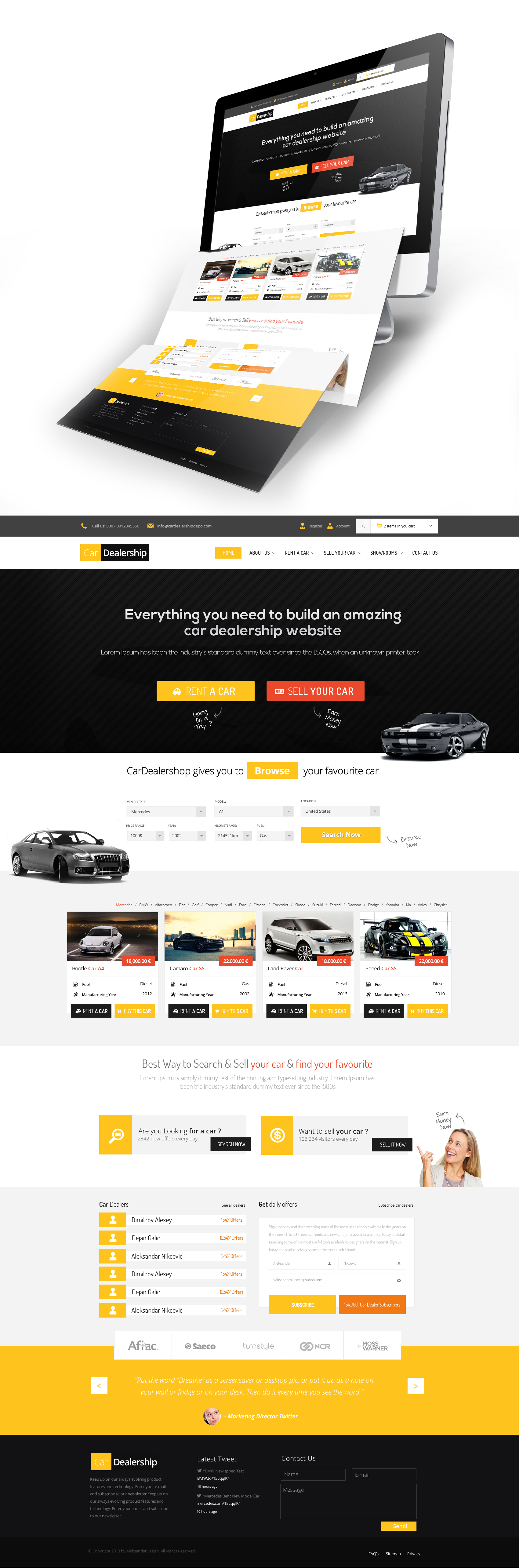 Car Dealership Web Design SOLD