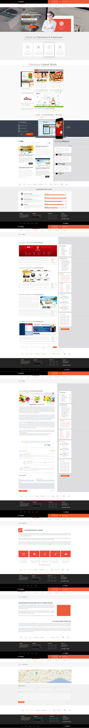 Corporate Portfolio Web Design For Sale