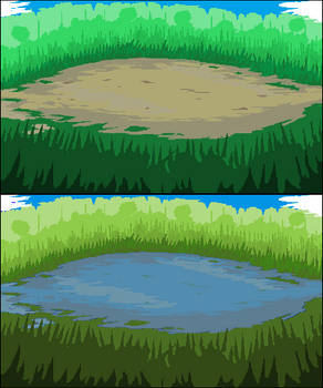 Grassy Battle Backgrounds