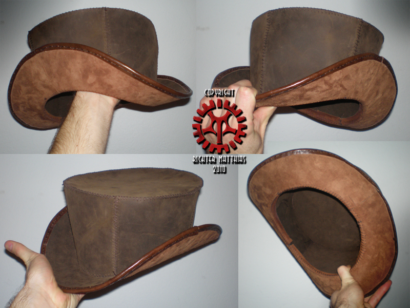 Steam Punk Leather Tophat 02 By Heart On Deviantart